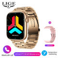 LIGE New Smart Watch For Women Full Touch Screen Bluetooth Call Waterproof Watch Sport Fitness Tracker Smartwatch Lady Bracelet. 