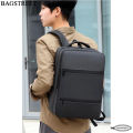 BAGSTREET 15.6 Laptop Backpack with USB Port, Water Proof, Shock Proof, Unisex Travelling Backpack - Black. 