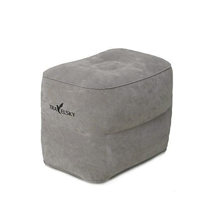 BEST Inflatable Travel Footrest Pillow Foot Leg Rest Travel Pillow for