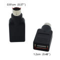 USB To PS2 Adapter Cable Round Head Mouse And Keyboard Interface Converter PS2 To USB Computer Cable Adapter Mushen. 