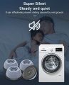 4 PCS Anti Vibration Feet Pads Rubber Mat SlipStop Silent Universal Washing Machine Refrigerator Furniture Fixed Raiser Dampers Stand Professional Process. 