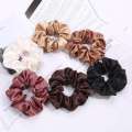 Pack of 1/3/6 Luxury Silk Scrunchies for Women and Girls, Hair Ties Combo in Pastel Colors, Soft Anti-Hair-Breakage Scrunchie Set, No Damage Large Silk Hair Accessories, Perfect for Thick Hair, Ponytails, and Fashionable Hair Styling. 