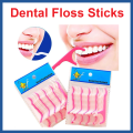 Toothpicks - Dental Floss Sticks & Tooth Picks Teeth Plaque Remover Interdental 2 in 1 - Dental Floss Picks Toothpick Teeth Clean Oral Care -Tooth Cleaning Tools - Disposable Mouth Hygiene Plastic Dental Floss Stick With Nylon Wire (Pack Of 20 | 40 | 60). 