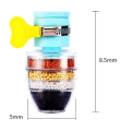 Easy Kitchen Mini Kitchen Faucet Tap Water Purifier Home Accessories Water Clean Purifier Filter with Filtration Cartridge 16-19mm. 