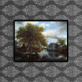 Digital Painting Wall Art with Frame 12" x 9". 