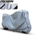 Full Size Scratch & 100 % Water Proof 70 / 125 cc Bike covers Top Cover with waterproof Dustproof Heatproof In very cheaper price Black bike cover. 