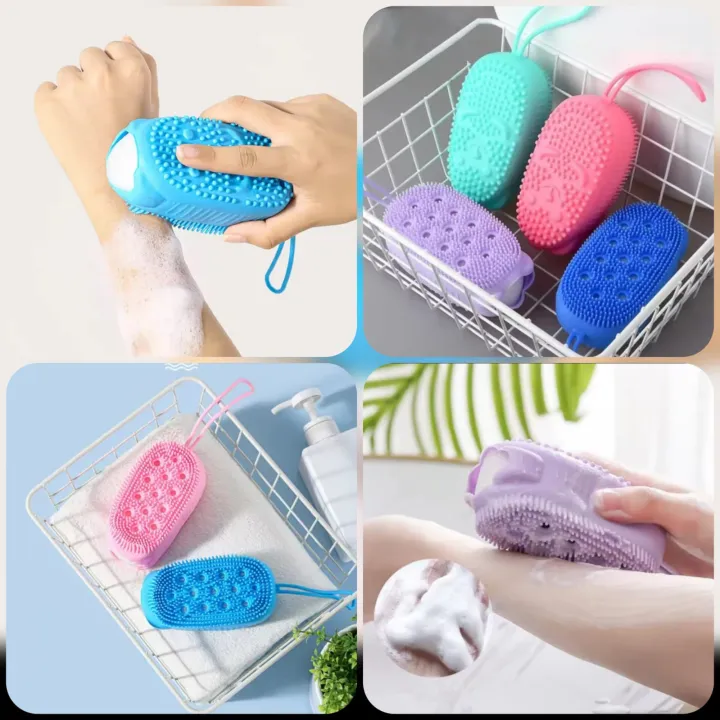 Bubble%20Bath%20Brush%20%7C%20Soft%20Silicone%20Body%20Scrubber%20%7C%20Random%20Colours%20%7C%20Shower%20Bath%20Massage%20Brush%20%7C%20Foaming%20Exfoliating%20Body%20Cleaner%20-%20Image%205