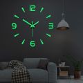 New Acrylic light, Night Clock/ DIY 3D Clocks Night Luminous Large Wall Clock | Glow at Dark Living Room Antique Style Creative Wall Clocks - Glow in the Night Wooden Wall Clock by alhafizwalls. 