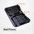 Ergonomics Wood Portable Laptop Table Foldable Dormitory Bed Laptop Desk Book Reading Tray Cup slot Bed Table (2 variants) with drawer & without drawer For Computer Notebooks. 