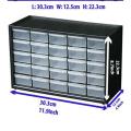 Cabinet 25 box Plastic Electronics Accessories Parts Storage Cabinets Small Parts Organizer Jewelry Box. 