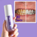 Hismile V34 Purple Color Corrector Teeth Whitening Toothpaste Effective Teeth Whitening Mousse Oral Cleaning Anti-Stain, Brightening Toothpaste | Dental Care Product Original. 