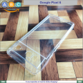 Google Pixel Pixel 6 Case, Soft TPU Ultra-Clear with Dust Plugs (NO Corner Bumpers) Back Cover for Pixel6, googlepixel6. 