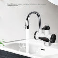 Hot Water Tap Instant Heating Electric Water Heater Faucet, instant electric water heater tap, instant electric geyser, Electric Water Tap, Water Heater, Digital Display with Shower Head for kitchen and bathroom, Water Geezer,hot heating null. 