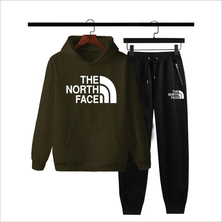 THE%20NORTH%20FACE%20Printed%20Tracksuit%20For%20Mens%20-%20Soft%20&%20Comfortable%20Fleece%20Fabric%20Hoodies%20For%20Men%20Kangaroo%20Hooded%20&%20Trouser%20Printed%20Tracksuit%20-%20Image%205