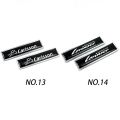 2Pieces AMG Brabus Carlsson Metal Car Side Body Sticker Auto Rear Emblem Badge Decal for Mercedes Benz W168 G500 GLA GLE（model：NO.1）. 