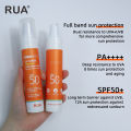 RUA-6063RUA Vitamin C Sunscreen Waterproof Skin Nourishing High Power SPF50 Protective Cream Foreign Trade Factory Wholesale. 