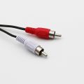 QUANBU 1.5M Usb A Male To 2X Rca Phono Male Av Cable Lead Pc Tv Aux Audio Video Adapter. 