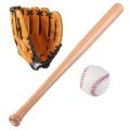 Baseball Glove Softball Practice Adult Man Woman Outdoor Sports  Baseball Gloves for casual professional playtime Stitched Plain Gloves Fielders Choice Baseball glove, bat and ball  NOTE random color will be delivered. 