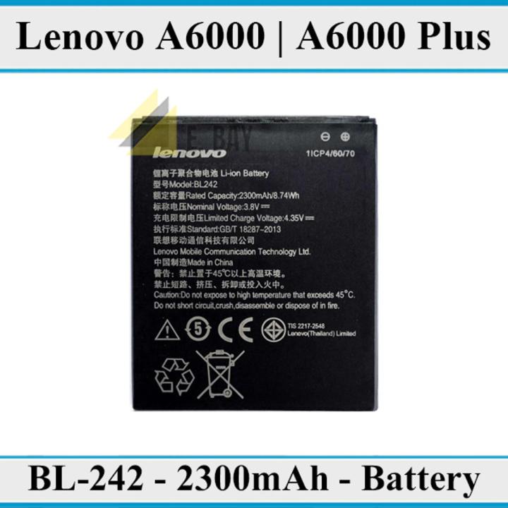 Lenovo A6000/A6000 Plus BL-242 Battery For Lenovo A6000 - 2300mAh