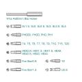 TOTAL 32pcs Precision Screwdriver Set for iPhone and ipad TACSD30326. 
