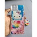 For INFINIX SMART 6 Glitter Bling With 3D Design Moving Glitter With Free Popup Socket Fancy Back Cover For Girls INFINIX SMART 6 Case. 