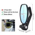 Universal Motorcycle Retro Rear view Mirror Racing Aluminium Modified Handle Bar Ends Side Mirrors Cafe Racer For 7/8 Inches Diameter Handles. 