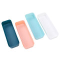 High Quality Simple And Multi-purpose Storage Box Colourful PP Plastic Classification Storage Durable Case Desktops Drawers Office Home Supples 1Pcs. 