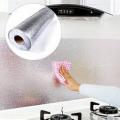 Hk ONES Aluminium Sheet Self Adhesive Oil-proof Waterproof Aluminum Foil Sticker Roll for Stove Cabinet Wall DIY Wallpaper - 40x200 cm. 