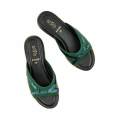 Stylo Green Formal Slipper PU0560 Slippers For Women  / Women Slippers - Shoes For Girls. 