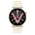 Kieslect Lady Watch Lora 2 Ultra-thin Lightweight Radiant 1.3" Ultra AMOLED Display Smartwatch (Dual Magnetic & Silicon Strap). 