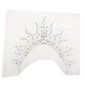 Iron on Rhinestone Patterns Decorative Applique Patch for Clothes DIY Green. 