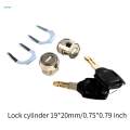 2x Tour Pack Pak Locks Hardware for Motorbike Rear Trunk Convenient Installation Universal Replaces. 