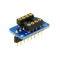 SIP8 to DIP8 Adapter board operational amplifier conversion DIP-8 OP AMP DIY IC chip transformation Gold-plated welding board. 
