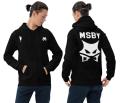 MSBY Black Jackals  printed long sleeves  hooded Hoodie for men. 