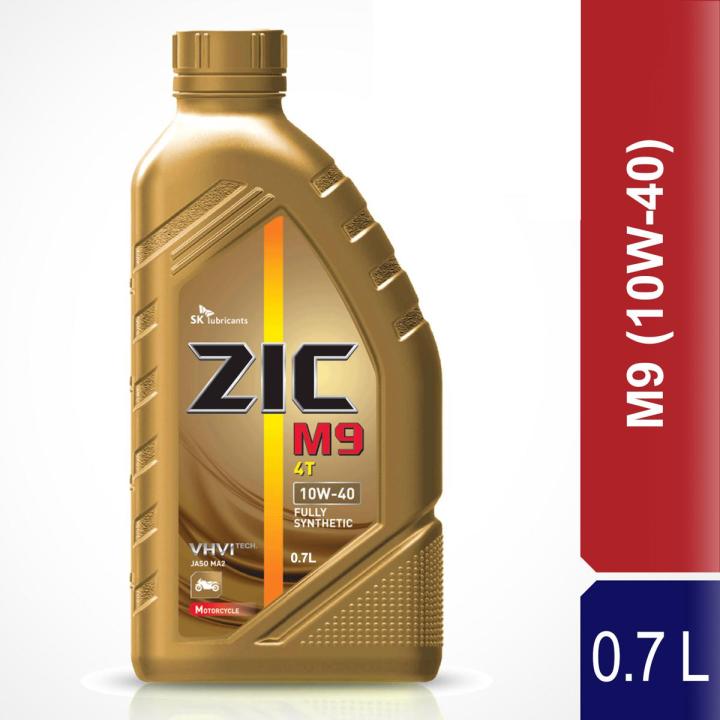 ZIC M9 10W-40 (MOTORCYCLE ENGINE OIL) 0.7L