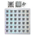 2.5x2.5cm Silver laser Stickers with QR Code Authentic Security seal Holographic warranty void stickers Secure anti-fake label. 