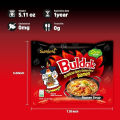 Samyang Buldak Stew Korean Spicy Hot Chicken Stir-Fried Noodles 4.94oz (Pack of 1). 