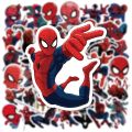 10/30/50pcs Cartoon Marvel Spider-Man Stickers Cool The Avengers Waterproof Sticker Luggage Skateboard Phone Laptop Stikers Toy. 