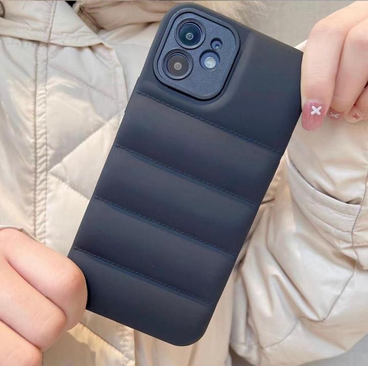 Newly design puffer case for your iPhone with camera lens protection iPhone 11 iPhone 11 Pro iPhone 11 Pro Max silicone case for iPhone