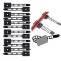 Wire finishing clip-70 x self-adhesive cable clamp-Black. 
