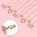 20 Pcs Gold Flower Card Holder Sticks, 12 Inch Metal Wire Floral Picks, Gold Flower Pick Card Holder,Heart, Circle. 