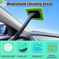 Car Window Cleaner Brush Kit Windshield Cleaning Wash Tool Inside Interior Auto Glass Wiper With Long Handle Car Accessories. 