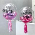 9pcs/set 20inch Transparent Bubble Balloon Ins Style Clear BoBo Foil DIY Balloon Party Xy081. 