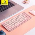 Baseus K01A Bluetooth Wireless Keyboard, Mini and Compact Tri-Mode Bluetooth KeyBoard for PC, Laptop, Windows, Mac, Chrome OS, Android, iPadOS. 