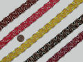 4 Yards/Gaz Lace  0.86 Inches (2.2 cm) Churai / Wide Clothes, Dresses, Kurti, Dupatta,Sew Crafts Gimp Costume Stripe Canvas Flat Braid Trim Braided Metallic Upholstery Edging Border Lace - BT63 - WF-BT. 