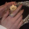 TikTok Top Selling Premium Quality Daisy Flower Spinning Ring. 
