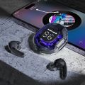 Original TWS Wireless Bluetooth 5.3 Headphones | Earbuds with Transparent Cover | Noise Reduction Stereo Earbuds Handsfree Call Headset with Mic and Charging Box. 