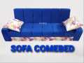Sofa Combed Aram Design  3 Seater Stylish Emboss lining Royal Blue Valvet & Colour Can be Customised {{ Special offer } Available. 