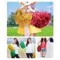 maroon pom poms-24 x cheerleading pompoms-yellow. 
