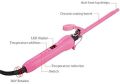 Original Shinon 9mm pencil Curler with digital display and extra features. 